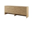 Wandklappbett Bed Concept 120x200 Horizontal Lenart Bett Grau und Eiche Artisan