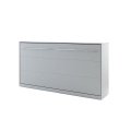 Wandklappbett Concept Pro 6 90x200 Horizontal Lenart Bett Grau und Eiche Sonoma