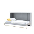 Wandklappbett Concept Pro 6 90x200 Horizontal Lenart Bett Grau und Eiche Sonoma