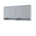 Wandklappbett Concept Pro 6 90x200 Horizontal Lenart Bett Grau und Eiche Sonoma