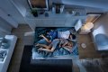 Wandklappbett Concept Pro 6 90x200 Horizontal Lenart Bett Weiß und Weiß Hochglanz