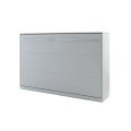 Wandklappbett Concept Pro 5 120x200 Horizontal Lenart Bett Grau und Eiche Sonoma