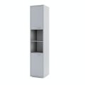 Wandklappbett Concept Pro 2 120x200 Vertikal Lenart Bett Grau und Eiche Sonoma