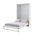 Wandklappbett Concept Pro 2 120x200 Vertikal Lenart Bett Weiß und Weiß Hochglanz