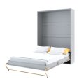 Wandklappbett Concept Pro 1 140x200 Vertikal Grau und Eiche Sonoma Lenart Bett