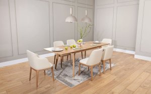 Holztisch STILO Esstisch Eiche Holz