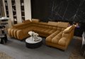 Ecksofa U-form mit Schlaffunktion & Bettkasten