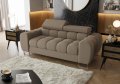 Sofa ASPEN II 2-Sitzer verstellbare 195 cm Kopfstützen Beige, Gemma 06
