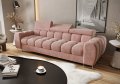 Sofa ASPEN III 3-Sitzer 265 cm verstellbare Kopfstützen Rosa (Terra 61)