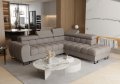 Ecksofa mit Schlaffunktion und Bettkasten, Ecksofa mit verstellbare Kopfstützen