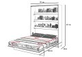 Wandklappbett Bed Concept 160x200 Vertikal Concept Lenart Bett Eiche Grau