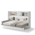 Wandklappbett 120x200 Horizontal Schrankbett BED CONCEPT Weiß BC-05