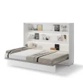 Wandklappbett 140x200 Horizontal Schrankbett BED CONCEPT Weiß BC-04