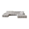 Ecksofa mit elektrischer Sitzverstellung TOLLO XL Schlaffunktion Bettkasten U-form 400x217 Creme (Quelle 02)