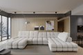 Ecksofa mit elektrischer Sitzverstellung TOLLO XL Dekor