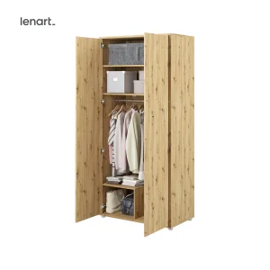 Kleiderschrank für Schrankbett Lenart BED CONCEPT BC-20 Eiche Artisan 101 cm