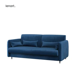 Sofa Lenart BED CONCEPT 18 für Wandklappbett BC-01 Vertikal 140x200 cm DUNKELBLAU