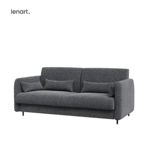 Sofa Lenart BED CONCEPT 19 für Wandklappbett BC-12 Vertikal 160x200 cm GRAPHIT