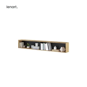 Wandregal für Schrankbett Lenart BED CONCEPT BC-30 Schwarz/Eiche