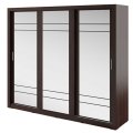 Kleiderschrank ARTI 2 mit drei Schiebetüren und Spiegeln LENART