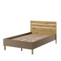 Bett Lenart LENNY LY-08 Eiche Artisan/beige/Trüffel