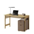Schreibtisch Lenart LENNY LY-04 Eiche Artisan/beige/Trüffel