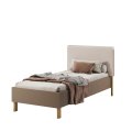 Bett Lenart LENNY LY-10 Eiche Artisan/beige/Trüffel