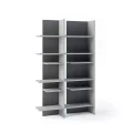Bücherregal Lenart FITT FL-01P dunklgrau/hellgrau