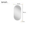 Spiegel Lenart HARMONY HR-04 Kaschmir/Trüffel