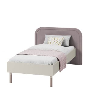 Bett 100x200 Lenart HARMONY HR-08 Kaschmir/Trüffel