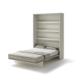 Wandklappbett 140x200 Vertikal Lenart BED CONCEPT Schrankbett Kashmir Beige BC-01