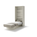Wandklappbett 90x200 Vertikal Lenart BED CONCEPT Schrankbett Kashmir Beige BC-03 1