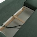 Ecksofa SOHO S mit Schlaffunktion, Rückenkissen lose, modernem Design und Bettkasten