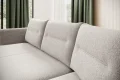 Ecksofa LORNA Elektrisch Sitztiefenverstellung, Rückenlehnenverstellung, Designer-Form
