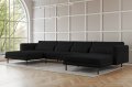 Modulares Ecksofa DANI U in U-Form  – großes Familiensofa modernes , Poso 135