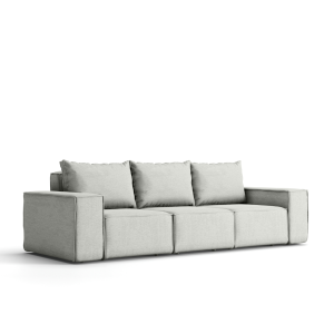 Gartenmöbel GARTEN 3-Sitzer Terrasse Sofa wasserdicht OUTDOOR, Hellgrau