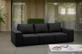 GARDEN Sofa 3-Sitzer Schwarz
