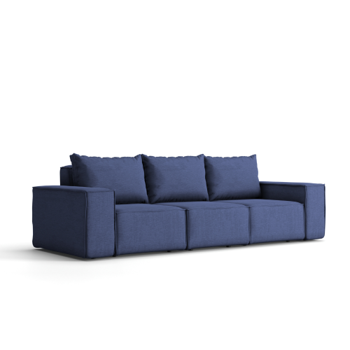Garten Sofa 3-Sitzer Dunkelblau.png