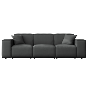 PATIO 3-Sitzer Gartensofa stilvoll komfortabel wetterfest, Anthrazit
