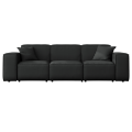 PATIO 3-Sitzer Gartensofa wetterfest Odyssey Stoff Schwarz.png