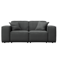 PATIO 2-Sitzer Gartensofa wetterfest Odyssey Stoff Anthrazit.png