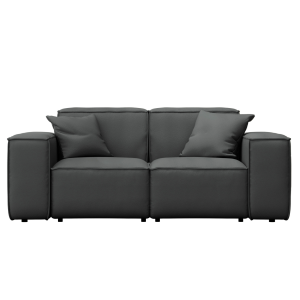 PATIO 2-Sitzer Gartensofa stilvoll komfortabel wetterfest, Anthrazit