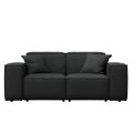 PATIO 2-Sitzer Gartensofa wetterfest Odyssey Stoff Schwarz.png