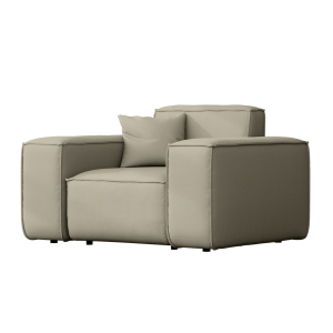 PATIO Gartensessel modern komfortabel mit wasserabweisender Polsterung, Beige - Toffee