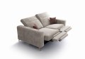 Malibu Relax II Sofa 2-Sitzer mit elektrischer Relaxfunktion und verstellbaren Kopfstützen, Stoff  Terra 06