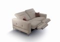 Malibu Relax II 2-Sitzer mit elektrischer Relaxfunktion und verstellbaren Kopfstützen, Stoff Gemma 80