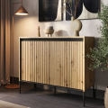 Kommode TREND TR-02 in Eiche Artisan in moderner Wohnraum-Einrichtung – stilvoll und kompakt