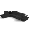Ecksofa GALAXY RELAX Ledersofa 225×350 cm Schlaffunktion Bettkasten Relaxfunktion, Schwarz K-70.png
