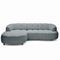 Ecksofa VELPA S Elektrisch Ausfahrbar, Holzbeine WERSAL Stoff (Puente 92)