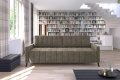Sofa MOLLY mit Schlaffunktion und Bettkasten Couch Wohnlandschaft beige